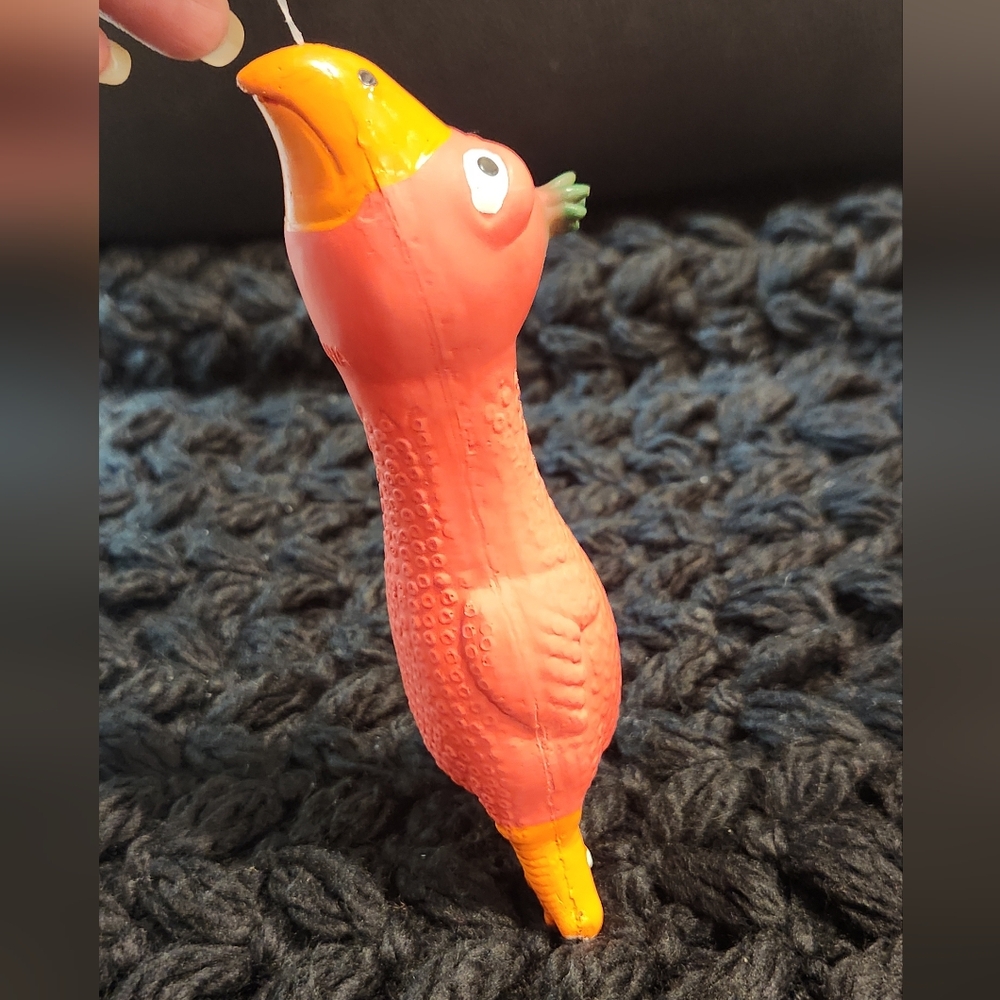 Rubber Chicken Dog  Squeak Toy. Pick 1